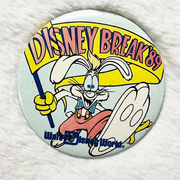 🔮 5/$25 Vintage‎ Disney World Roger Rabbit Disney Break 89 Pin - Picture 1 of 2